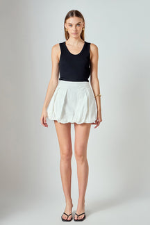 ENDLESS ROSE - Holly Balloon Skort - SKORTS available at Objectrare