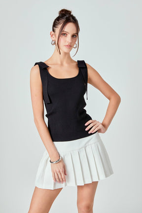 ENDLESS ROSE - Bow Strap Tank Top - TOPS available at Objectrare