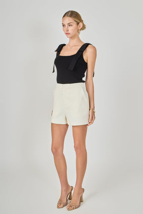 ENDLESS ROSE - Bow Strap Tank Top - TOPS available at Objectrare