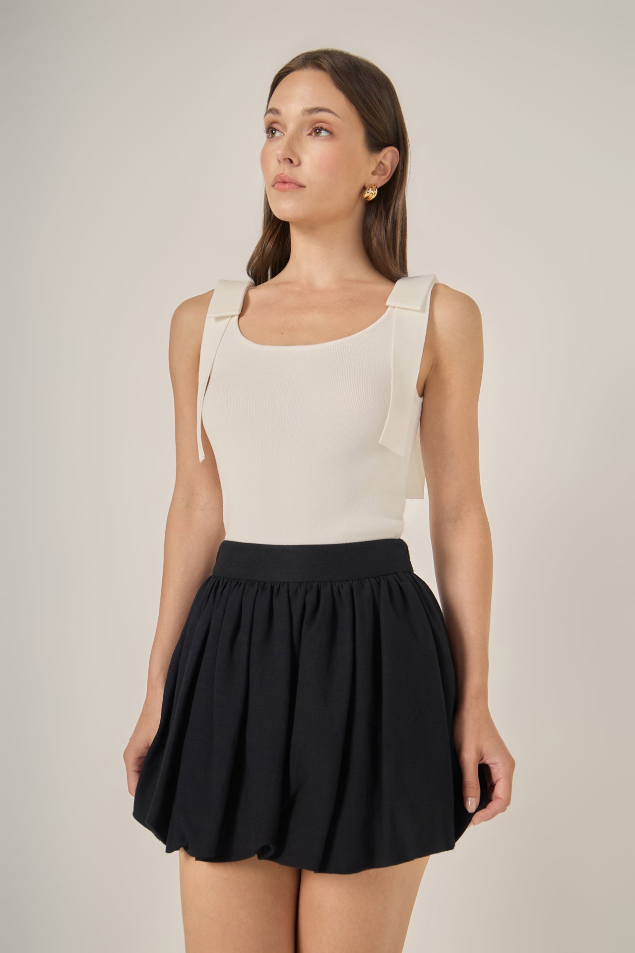 ENDLESS ROSE - Bow Strap Tank Top - TOPS available at Objectrare