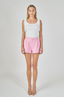 ENDLESS ROSE - Bow Strap Tank Top - TOPS available at Objectrare