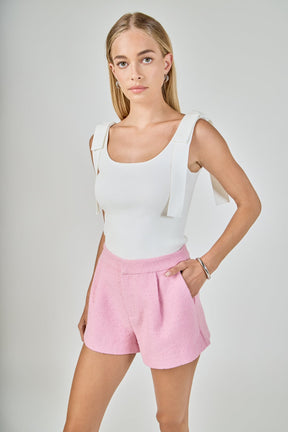 ENDLESS ROSE - Bow Strap Tank Top - TOPS available at Objectrare