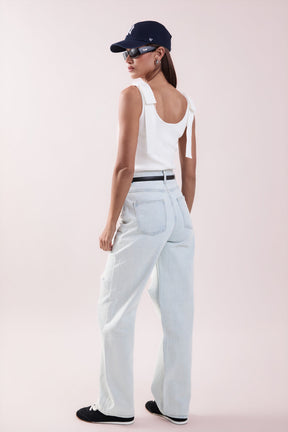 ENDLESS ROSE - Bow Strap Tank Top - TOPS available at Objectrare
