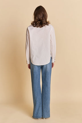 ENDLESS ROSE - Shell Buttoned Down Shirt - SHIRTS & BLOUSES available at Objectrare