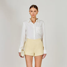 ENDLESS ROSE - Net Pocket Button Up Shirt - SHIRTS & BLOUSES available at Objectrare