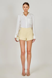 ENDLESS ROSE - Net Pocket Button Up Shirt - SHIRTS & BLOUSES available at Objectrare