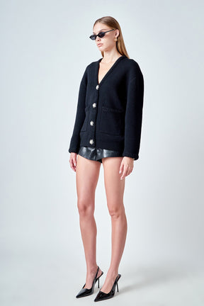 Floral Button Down Cardigan
