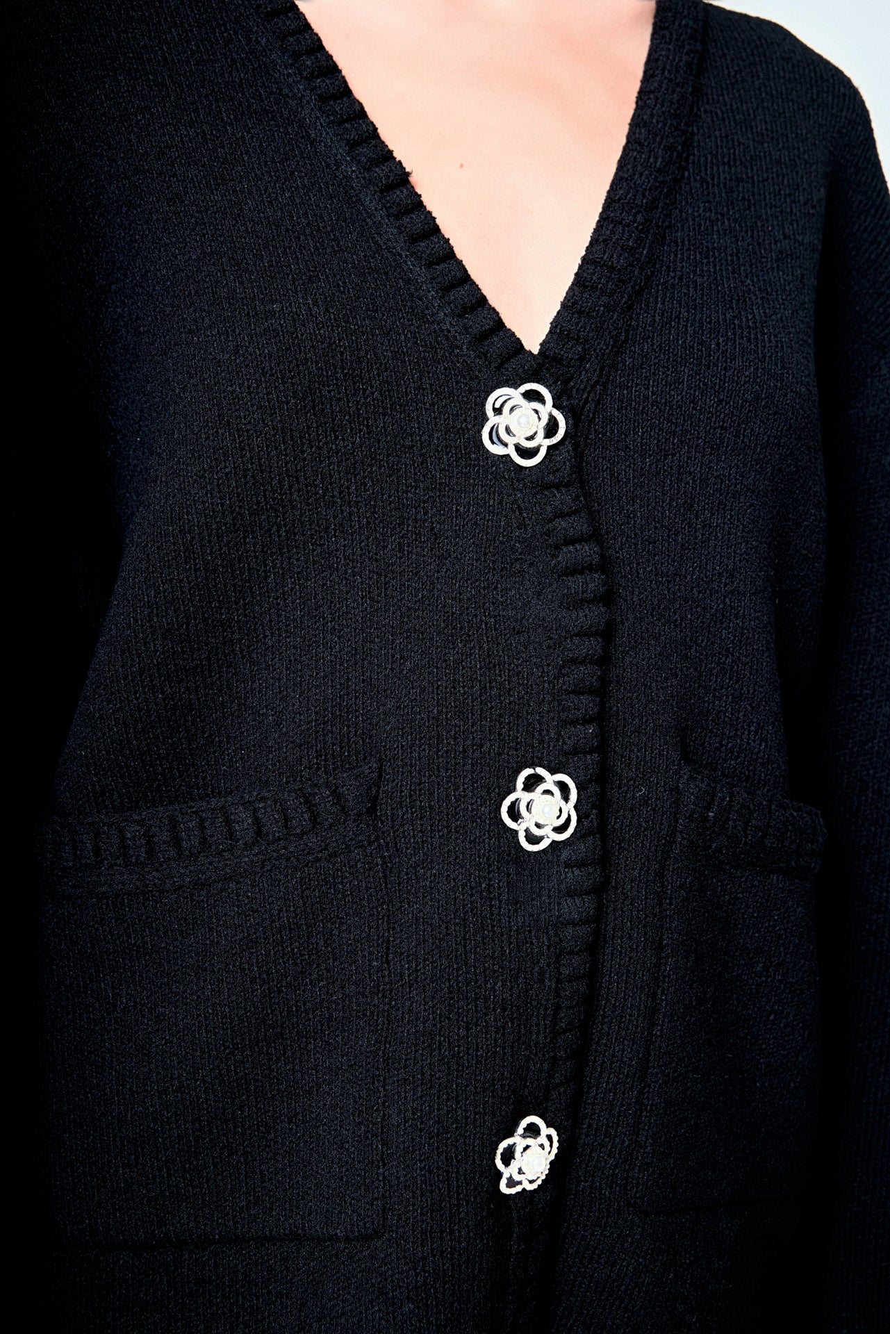 ENDLESS ROSE - Floral Button Down Cardigan - SWEATERS & KNITS available at Objectrare