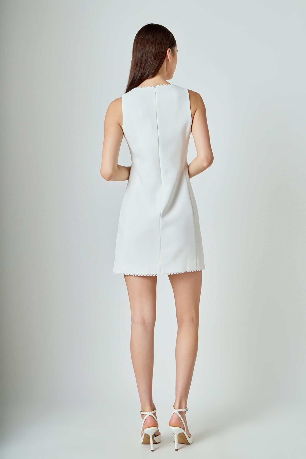 ENDLESS ROSE - Net Pocket Sleeveless Mini Dress - DRESSES available at Objectrare