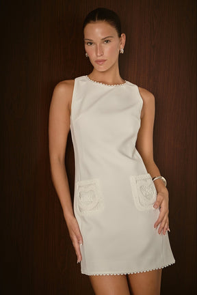 ENDLESS ROSE - Net Pocket Sleeveless Mini Dress - DRESSES available at Objectrare