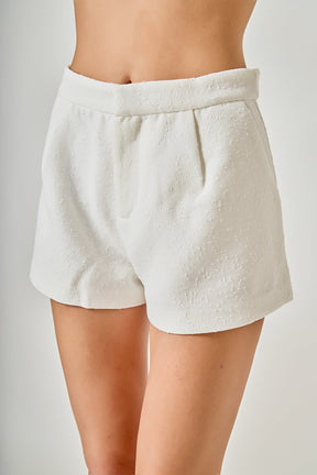 ENDLESS ROSE - Textured Wide Leg Shorts - SHORTS available at Objectrare