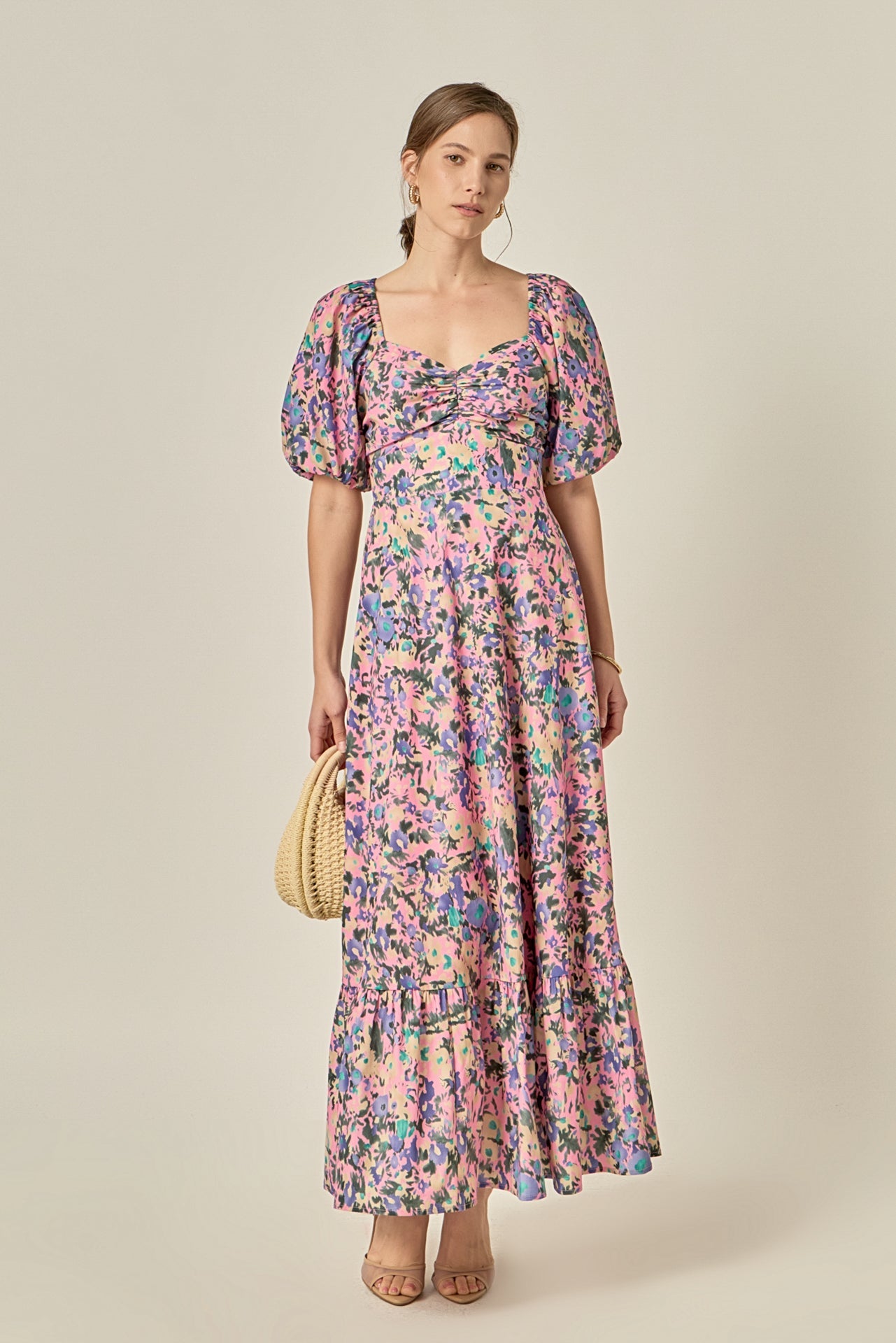 ENGLISH FACTORY - Open Back Tie Maxi Dress - DRESSES available at Objectrare