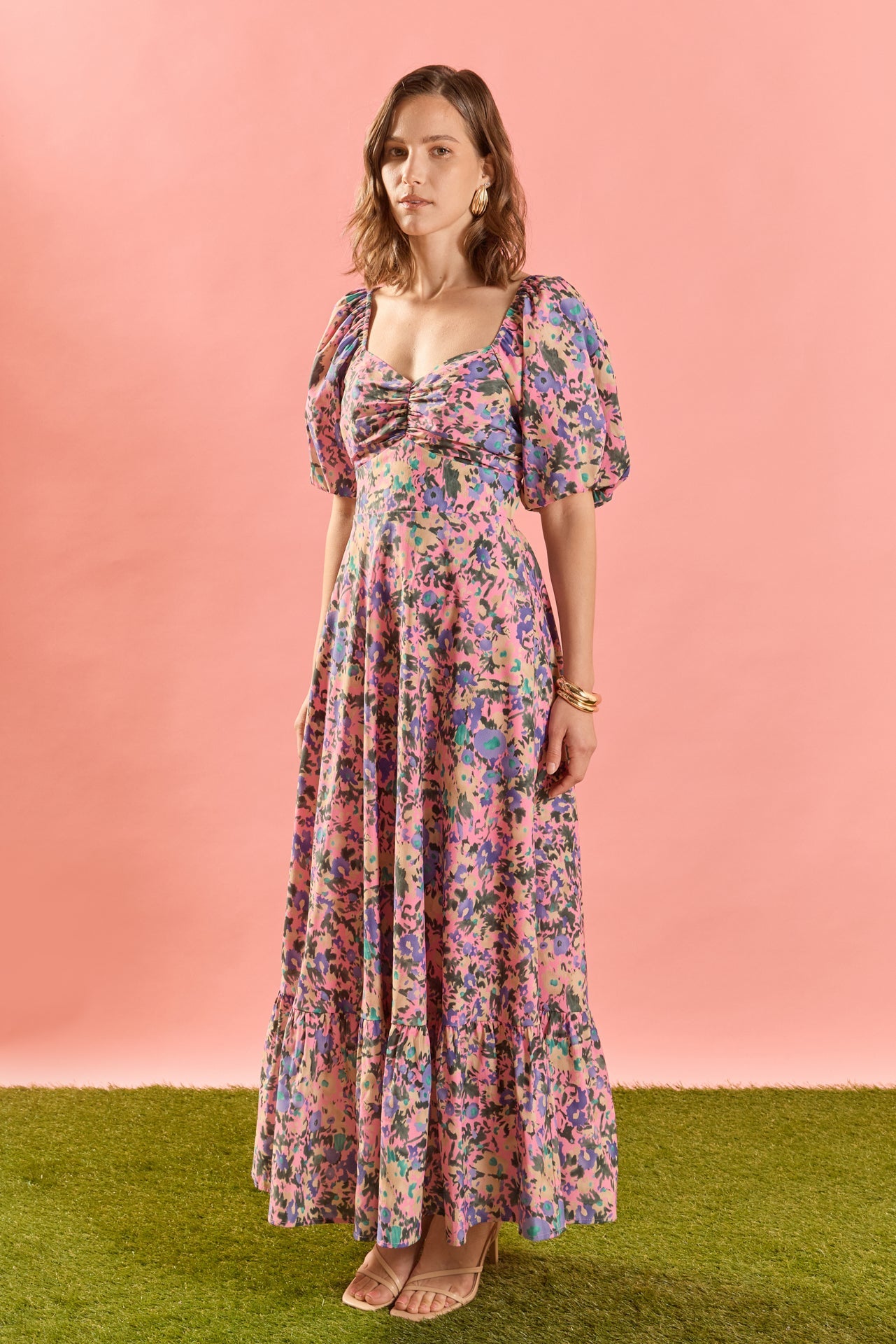 ENGLISH FACTORY - Open Back Tie Maxi Dress - DRESSES available at Objectrare