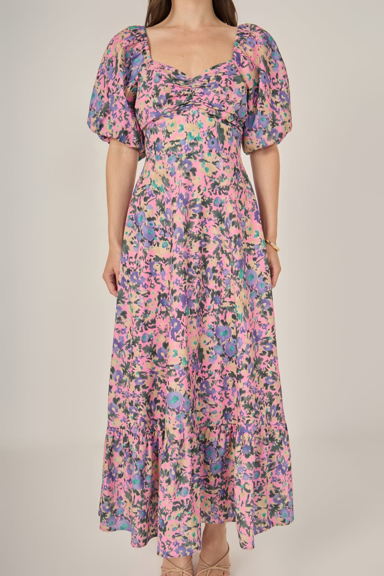 ENGLISH FACTORY - Open Back Tie Maxi Dress - DRESSES available at Objectrare