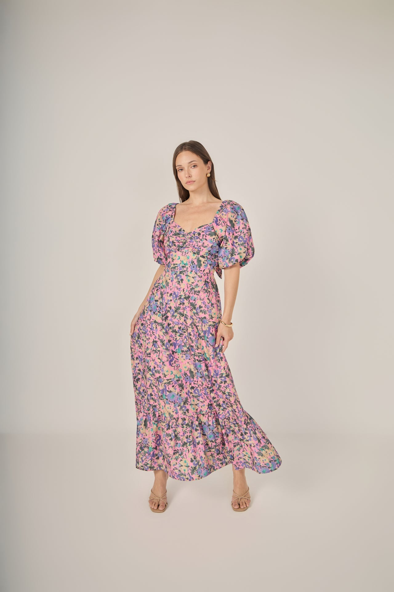 ENGLISH FACTORY - Open Back Tie Maxi Dress - DRESSES available at Objectrare
