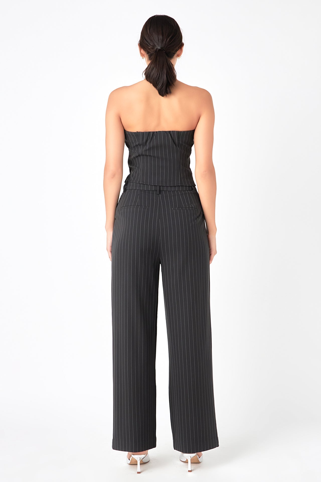 GREY LAB - Grey Lab - Pinstriped Tube Top - TOPS available at Objectrare