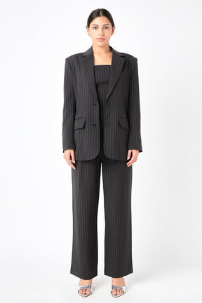 GREY LAB - Grey Lab - Pinstriped Oversized Blazer - BLAZERS available at Objectrare