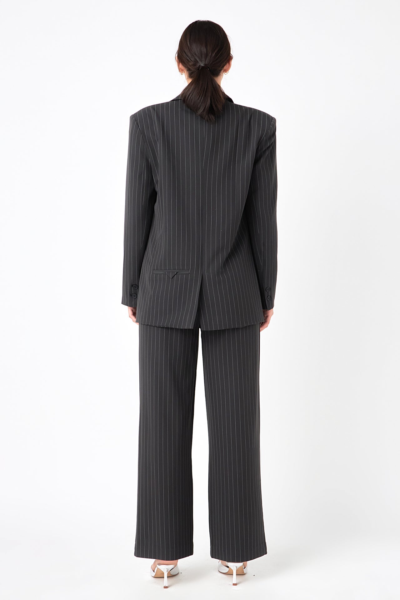 GREY LAB - Grey Lab - Pinstriped Oversized Blazer - BLAZERS available at Objectrare