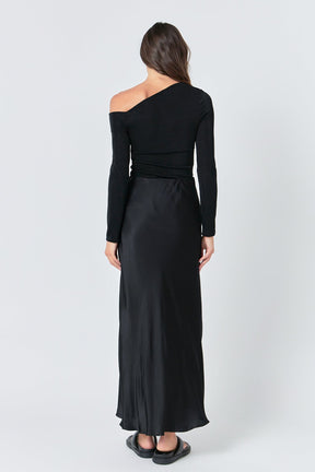 GREY LAB - Asymmetric Shoulder Top - TOPS available at Objectrare