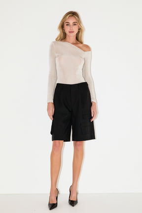 GREY LAB - Asymmetric Shoulder Top - TOPS available at Objectrare