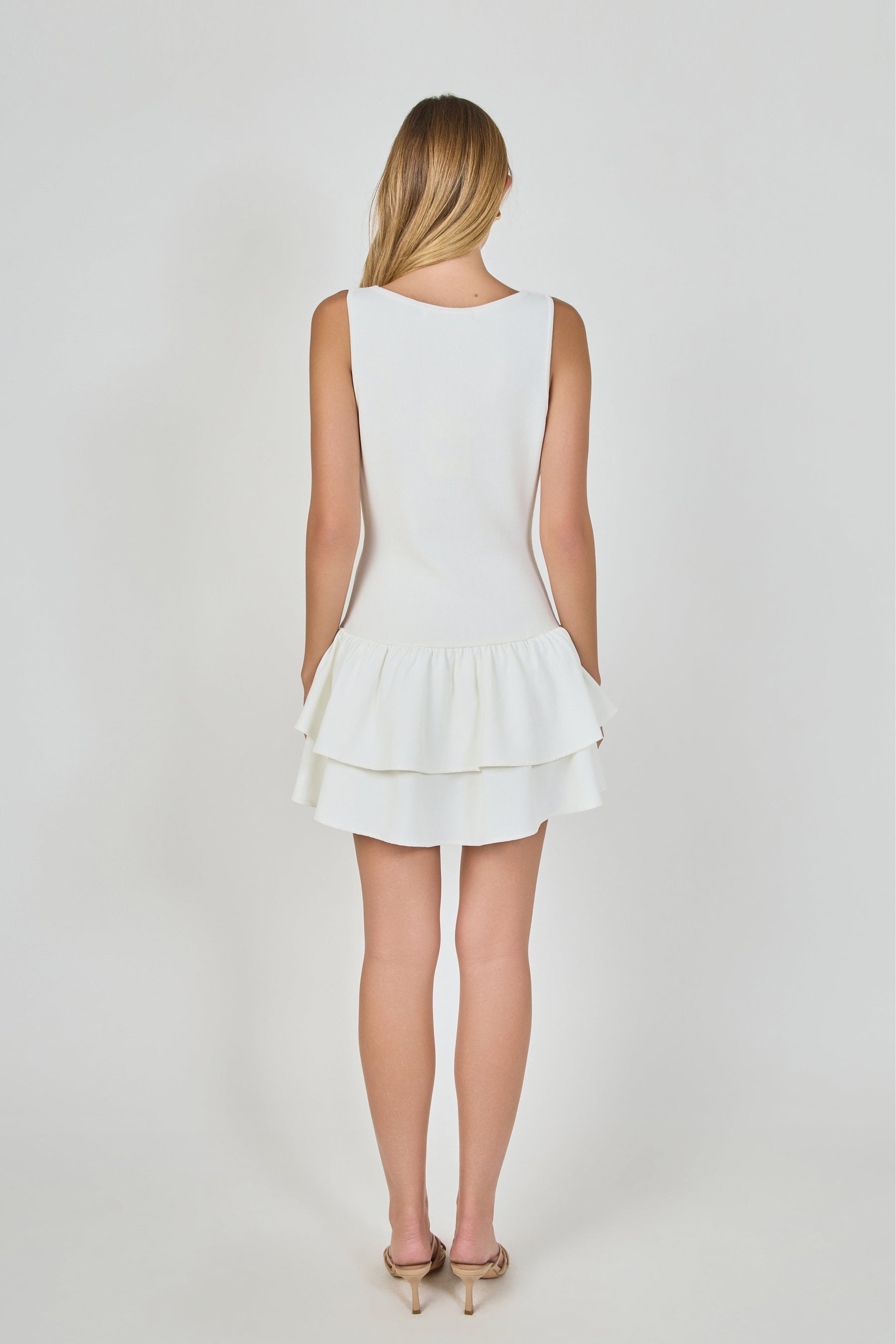 ENDLESS ROSE - Combo Mixed Mini Dress - DRESSES available at Objectrare