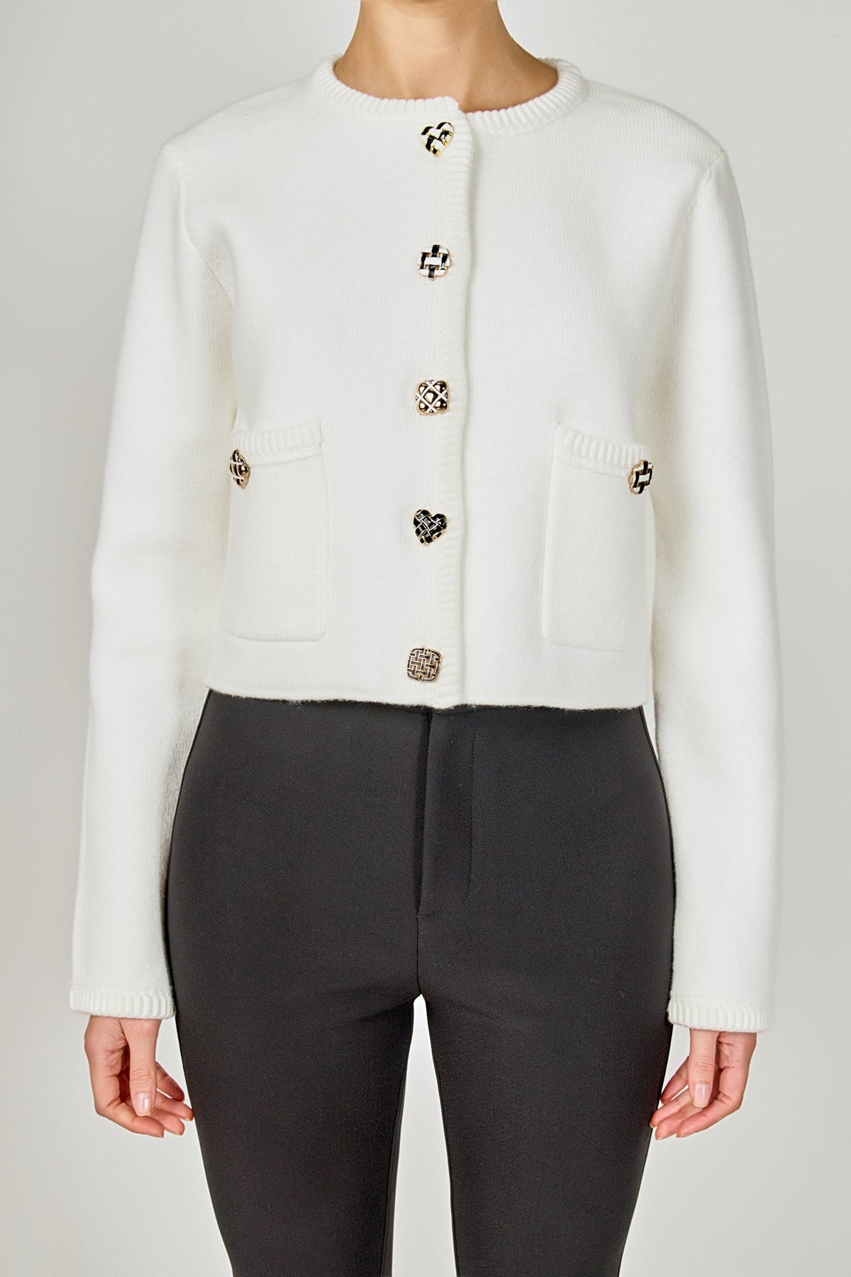 ENDLESS ROSE - Button Up Cardigan - SWEATERS & KNITS available at Objectrare