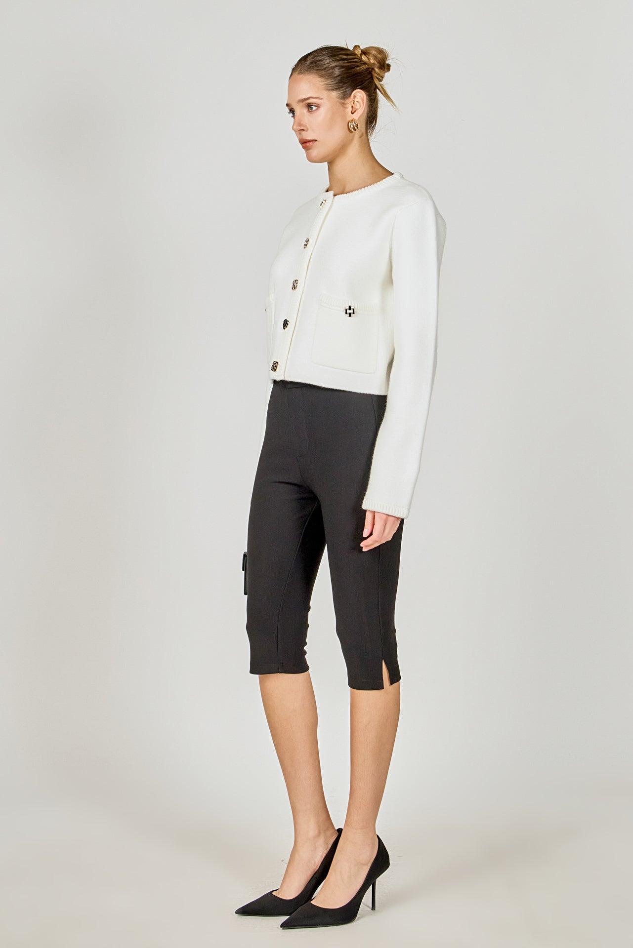 ENDLESS ROSE - Button Up Cardigan - SWEATERS & KNITS available at Objectrare