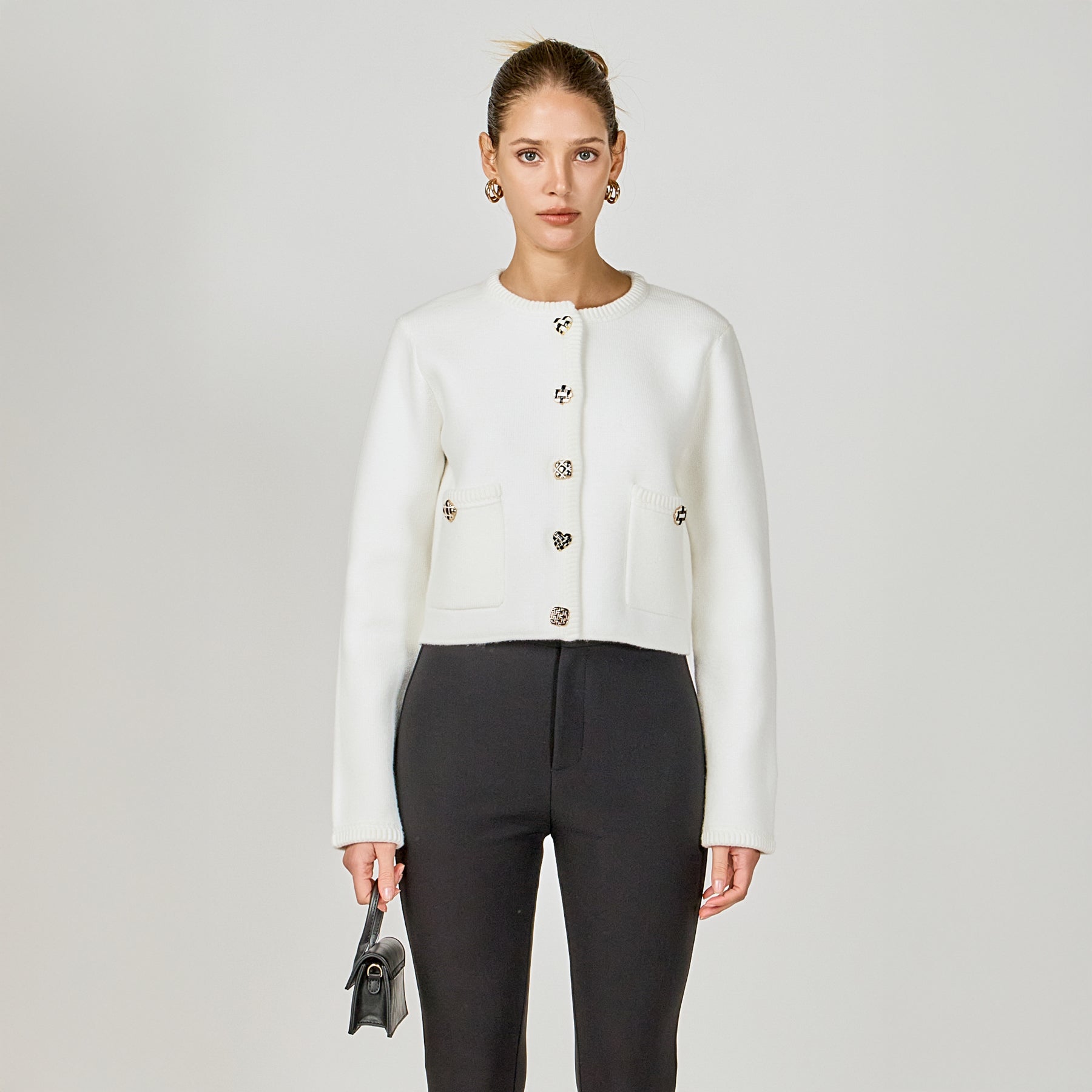 ENDLESS ROSE - Button Up Cardigan - SWEATERS & KNITS available at Objectrare