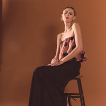 ENDLESS ROSE - Polka Dot Bubble Tube Top - TOPS available at Objectrare
