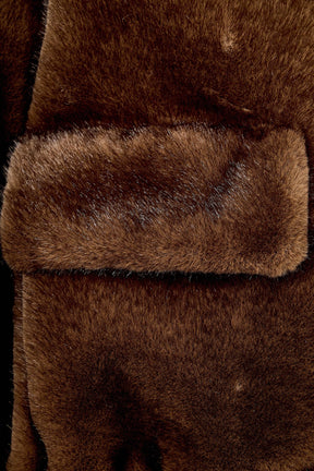 ENDLESS ROSE - Fur Bomber Jacket - JACKETS available at Objectrare