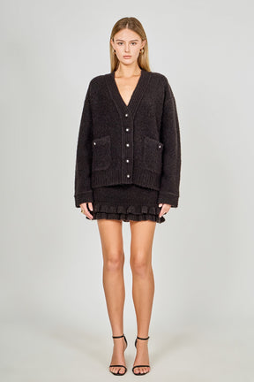 ENDLESS ROSE - Fuzzy Oversized Cardigan - SWEATERS & KNITS available at Objectrare