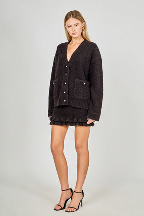ENDLESS ROSE - Fuzzy Oversized Cardigan - SWEATERS & KNITS available at Objectrare