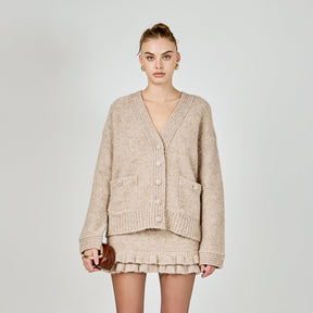ENDLESS ROSE - Fuzzy Oversized Cardigan - SWEATERS & KNITS available at Objectrare