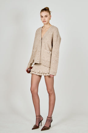 ENDLESS ROSE - Fuzzy Oversized Cardigan - SWEATERS & KNITS available at Objectrare