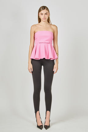 ENDLESS ROSE - Strapless Flared Top - TOPS available at Objectrare