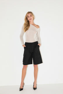 GREY LAB - Wide Cargo Shorts - PANTS available at Objectrare