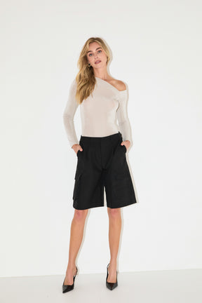 GREY LAB - Wide Cargo Shorts - PANTS available at Objectrare