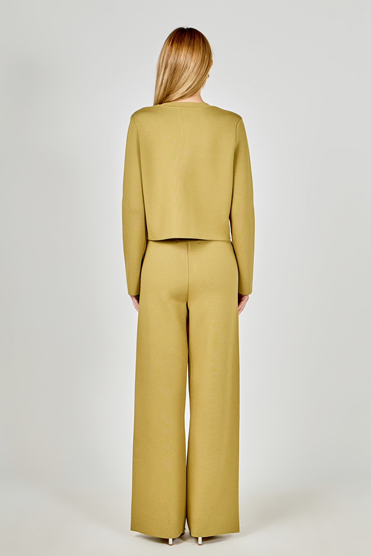 Knit Long Sleeve Cardigan with Pockets