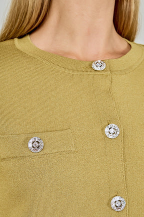 Knit Long Sleeve Cardigan with Pockets