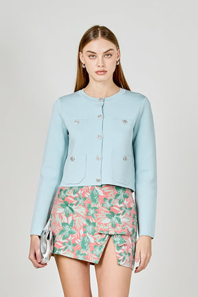 ENDLESS ROSE - Knit Long Sleeve Cardigan with Pockets - SWEATERS & KNITS available at Objectrare