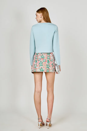 ENDLESS ROSE - Knit Long Sleeve Cardigan with Pockets - SWEATERS & KNITS available at Objectrare
