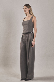 ENDLESS ROSE - Relaxed Trouser with Pleats - PANTS available at Objectrare