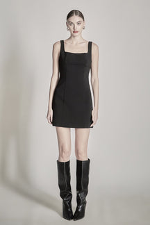 ENDLESS ROSE - Back Bow Sleeveless Mini Dress - DRESSES available at Objectrare