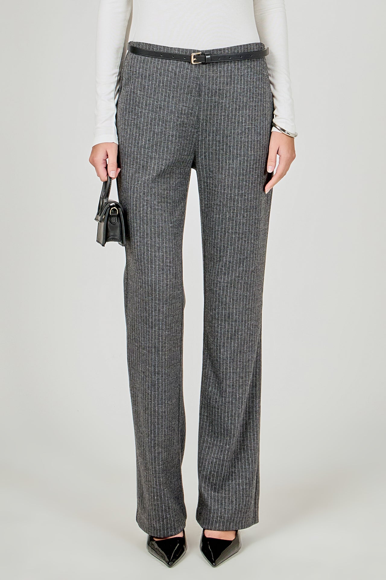 Stretch Knit Flare Pants