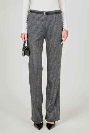 Stretch Knit Flare Pants