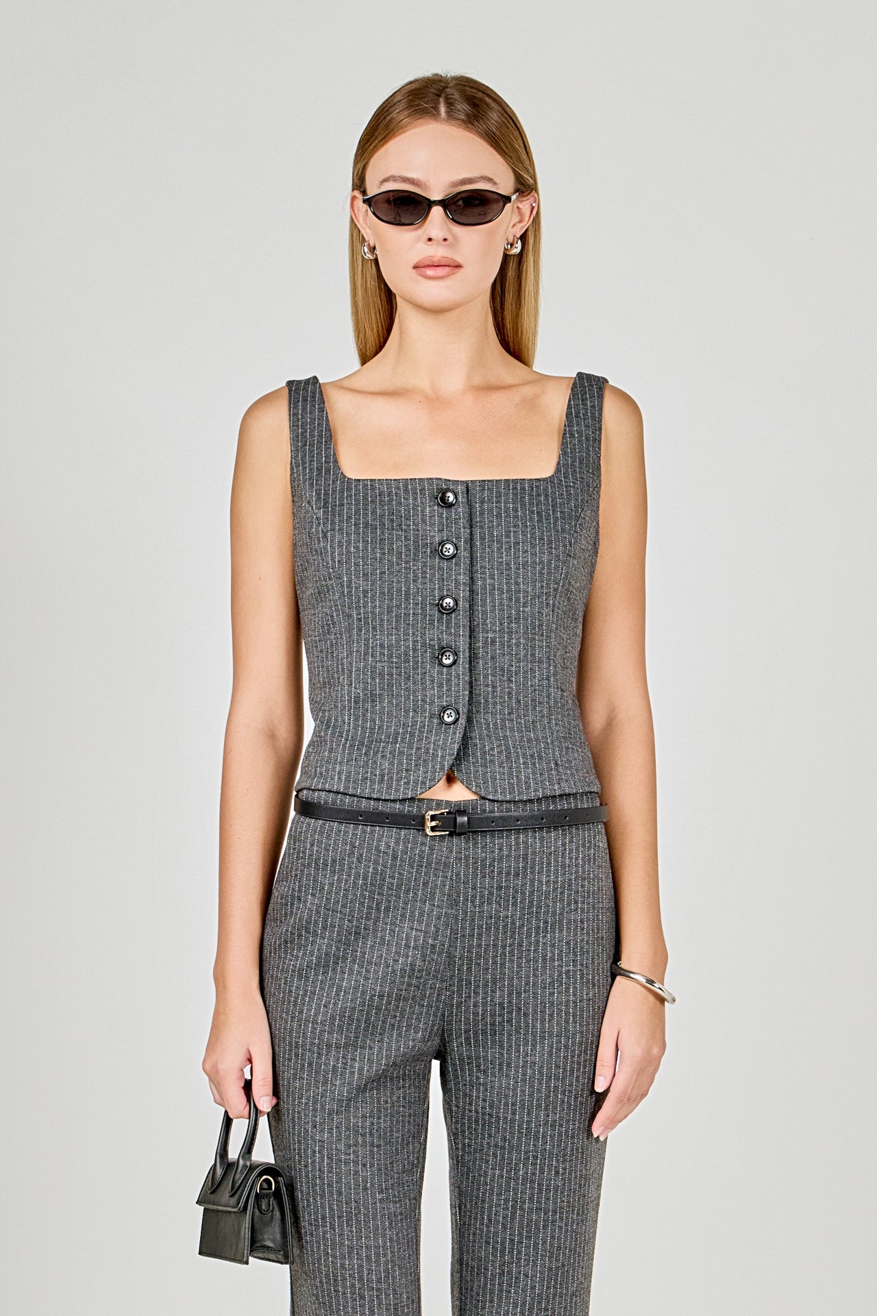 Stretch Knit Flare Pants