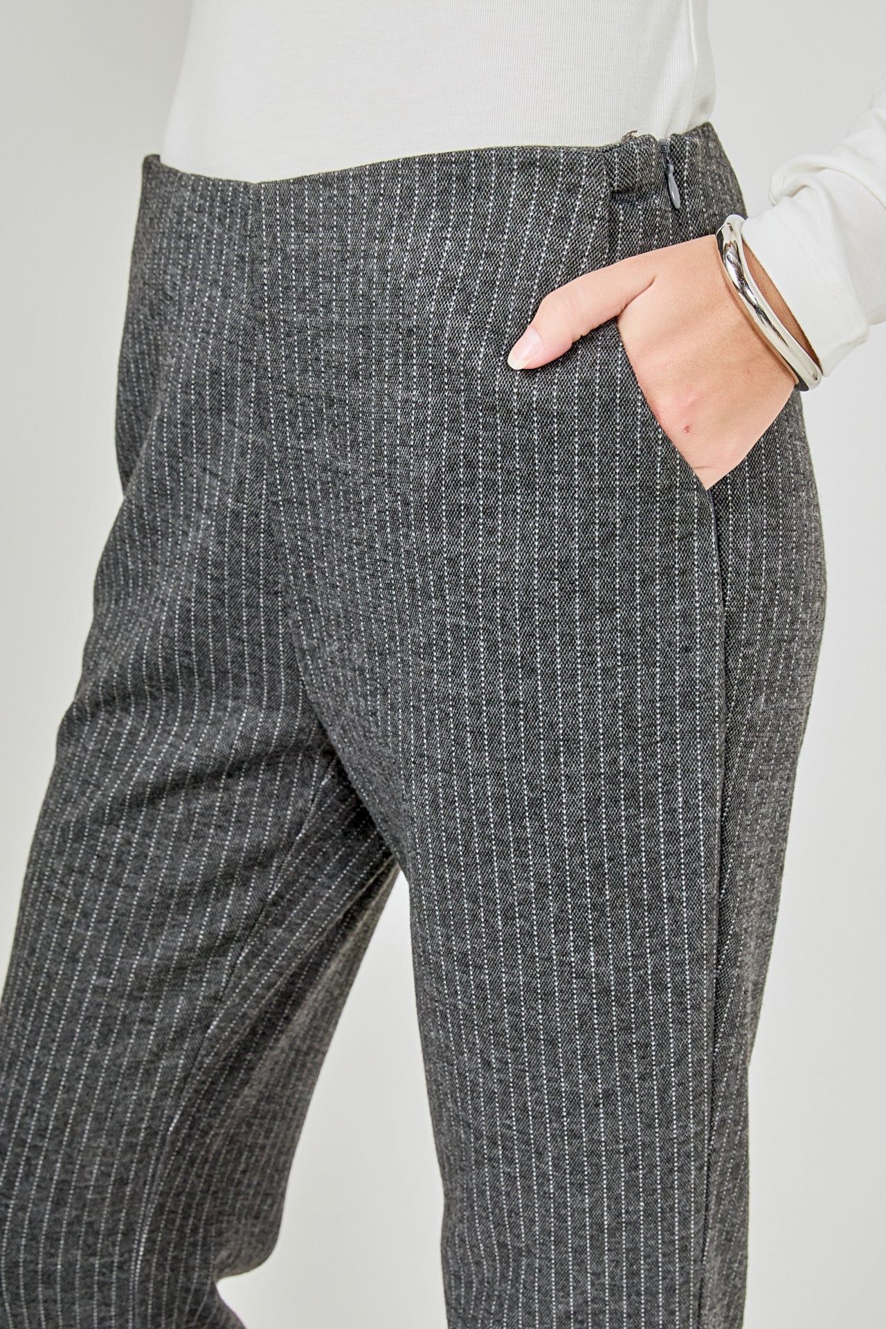 Stretch Knit Flare Pants