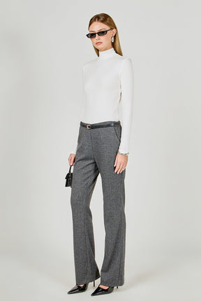 Stretch Knit Flare Pants