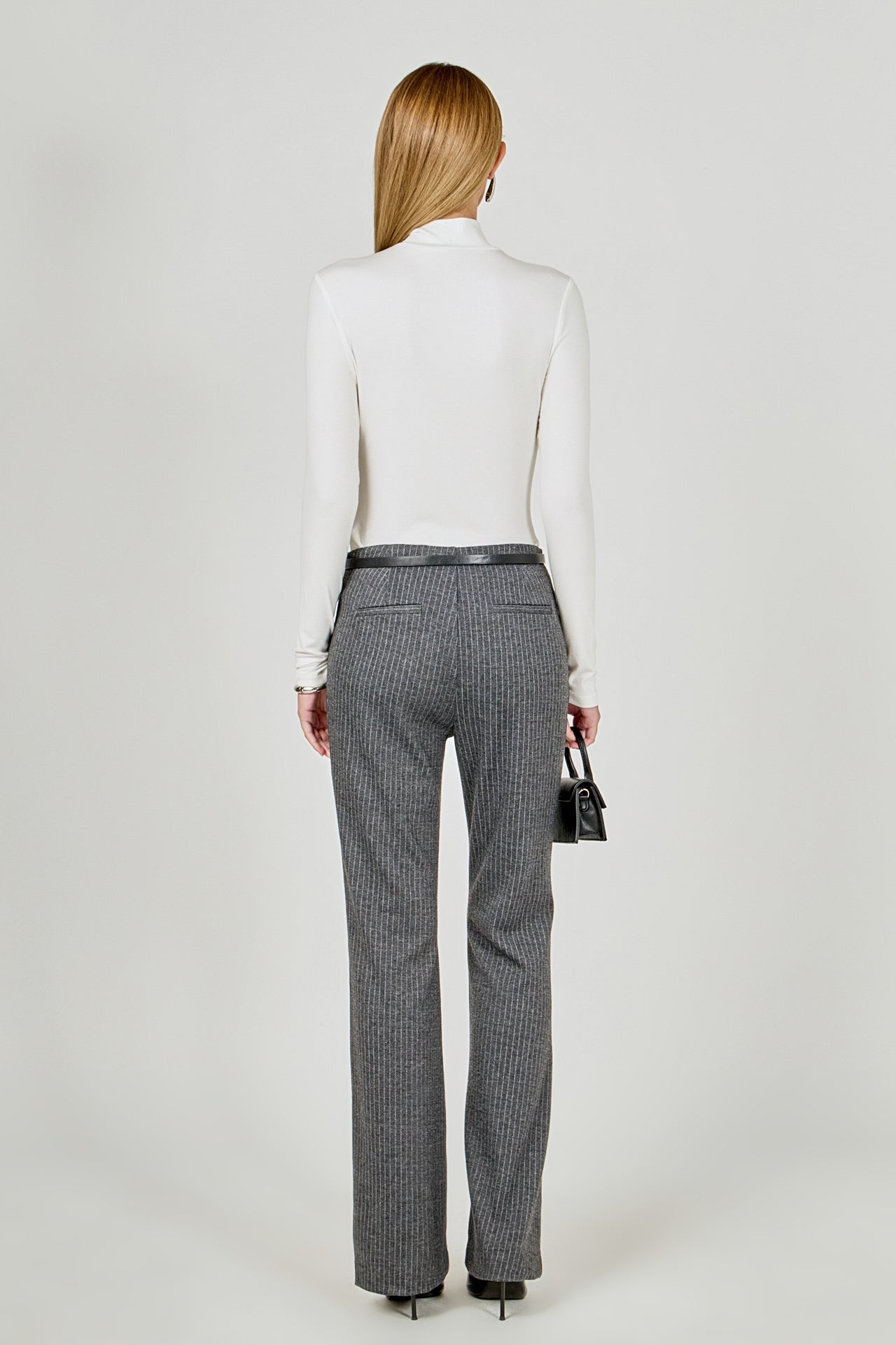 Stretch Knit Flare Pants