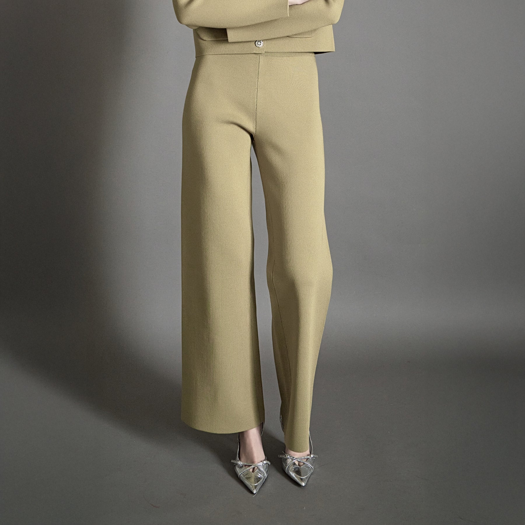ENDLESS ROSE - Relax Fit Knit Pants - PANTS available at Objectrare